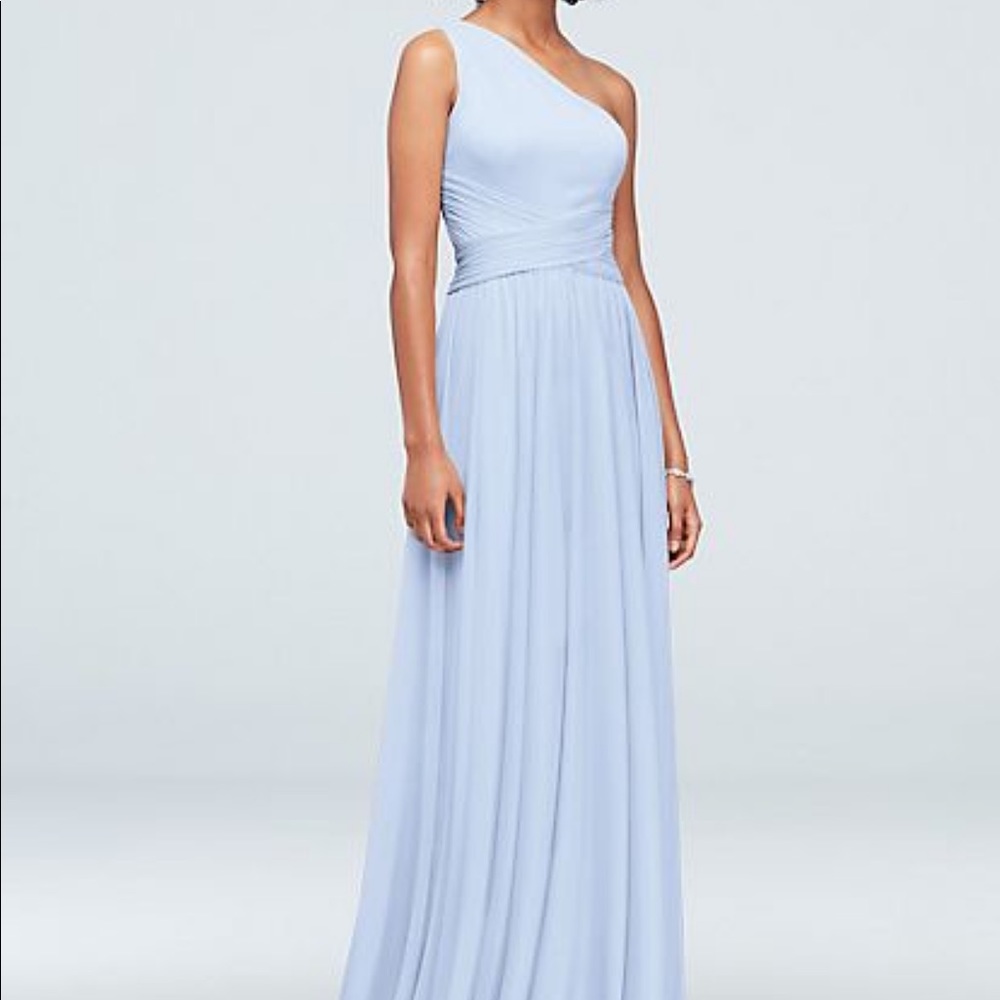 One shoulder bridesmaid dress